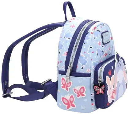 Mini sac à dos Bourriquet et Porcinet avec Papillon Loungefly