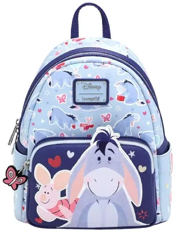 Mini sac à dos Bourriquet et Porcinet avec Papillon Loungefly