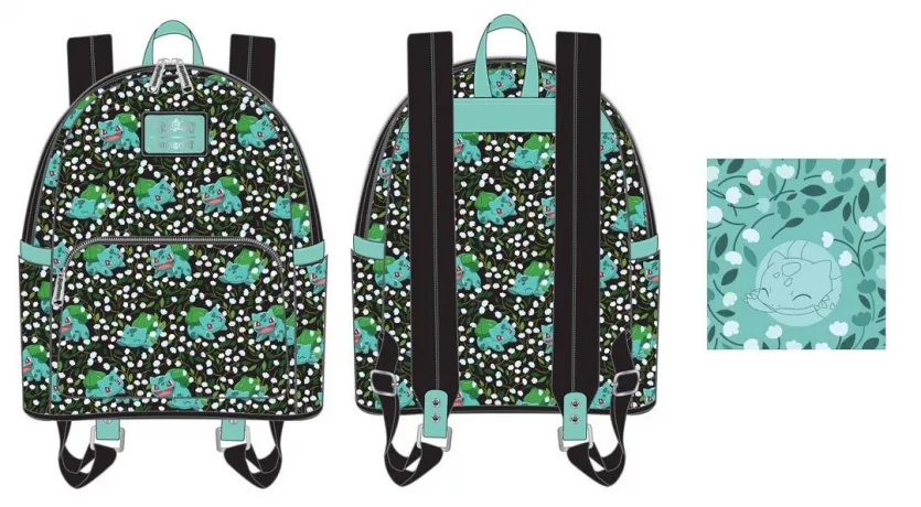 Mini sac à dos Bulbizarre Impression intégrale Loungefly