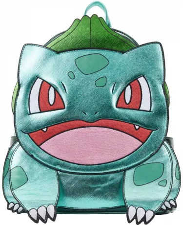 Loungefly Pokémon : Mini sac à dos Bulbizarre Métallique Cosplay