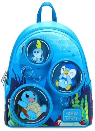 Mini sac à dos Bulles Pokémon Type Eau Loungefly