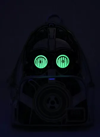 Mini sac à dos C-3PO Glow Cosplay Loungefly