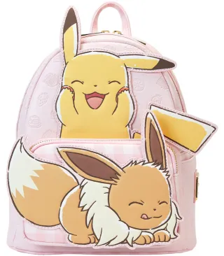 Mini sac à dos Café Pikachu &amp; Eevee Loungefly