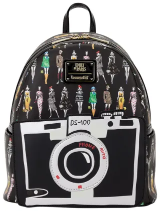 Mini sac à dos Camera Impression Intégrale Loungefly