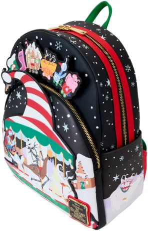 Mini sac à dos Candy Cane Carousel Glow Loungefly