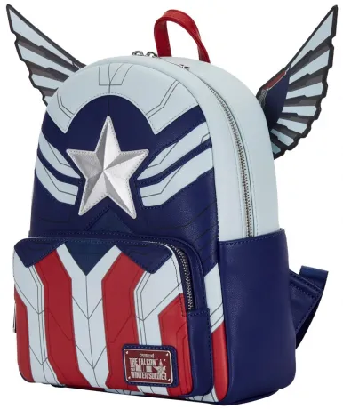 Mini sac à dos Captain America Falcon Cosplay Loungefly