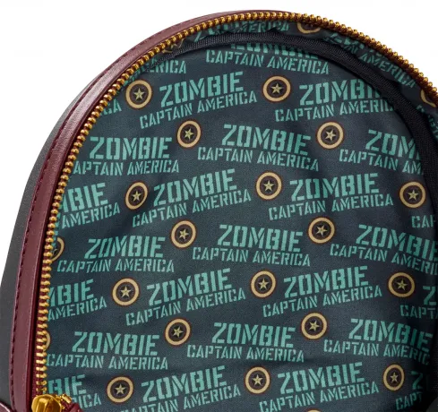Mini sac à dos Captain America Zombie Cosplay Glow Loungefly