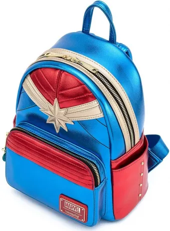 Mini sac à dos Métallique Captain Marvel Loungefly