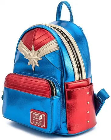 Mini sac à dos Métallique Captain Marvel Loungefly