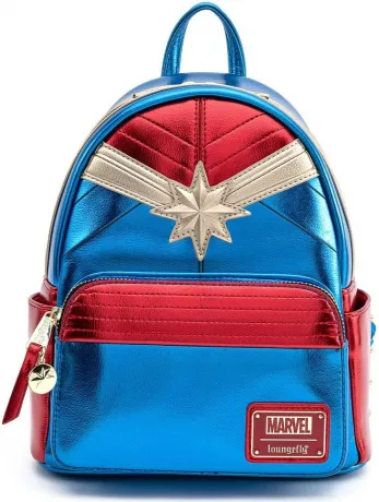 Mini sac à dos Métallique Captain Marvel Loungefly