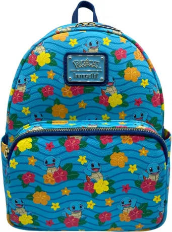 Mini sac à dos Carapuce Fleur Impression intégrale Loungefly