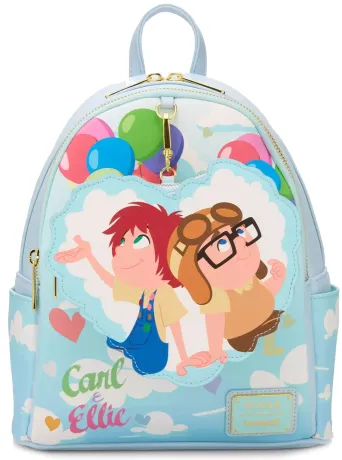 Mini sac à dos Carl &amp; Ellie Ballon avec Porte-monnaie Loungefly
