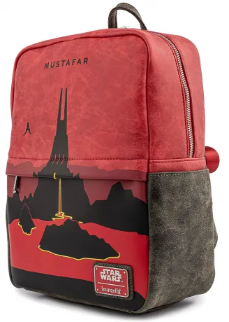 Mini sac à dos Carré Planète Mustafar Loungefly