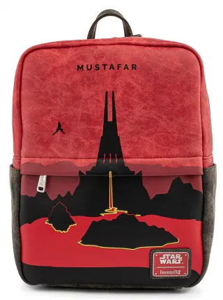 Mini sac à dos Carré Planète Mustafar Loungefly