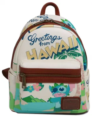 Mini sac à dos Carte Postale de Voyage Stitch Loungefly