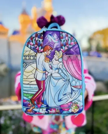 Mini sac à dos Cendrillon Vitrail Loungefly