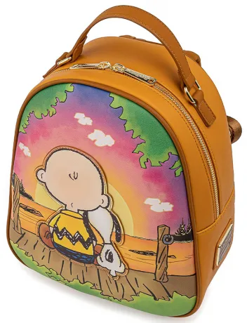 Mini sac à dos Charlie et Snoopy Couché de Soleil Loungefly