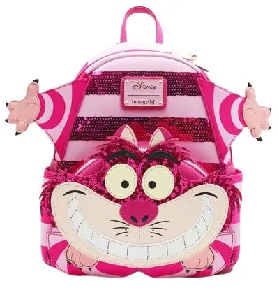 Mini sac à dos Chat du Cheshire Cosplay Sequin Loungefly