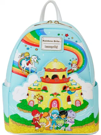 Mini sac à dos Château Arc-en-ciel Loungefly