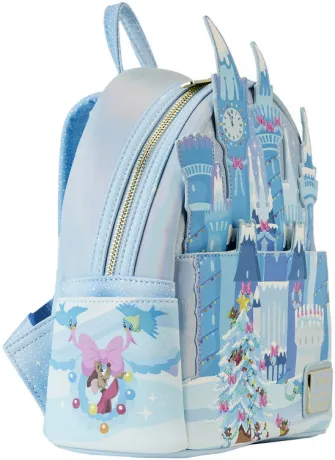 Mini sac à dos Château de Cendrillon Noël Light Up Loungefly