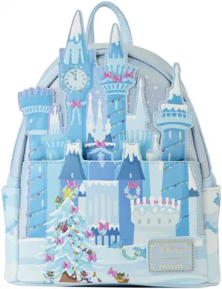 Mini sac à dos Château de Cendrillon Noël Light Up Loungefly