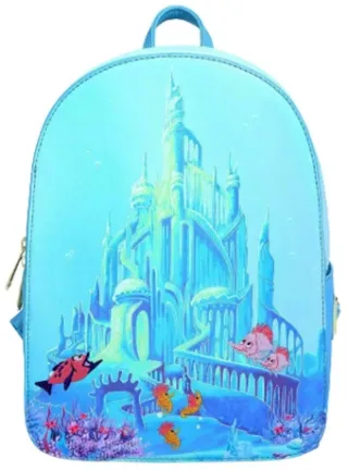 Mini sac à dos Château de la Petite Sirène Loungefly