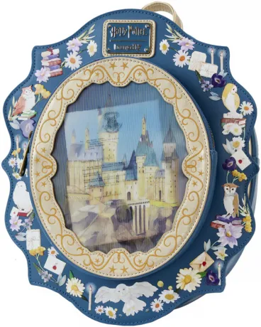 Mini sac à dos Château de Poudlard Camée Lenticulaire Loungefly