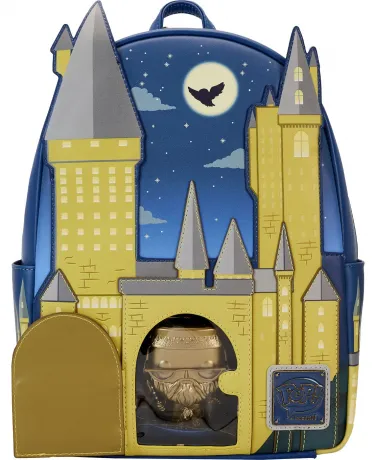 Mini sac à dos Château de Poudlard Pop! By Loungefly avec Dumbledore Pop (Bundle) Loungefly