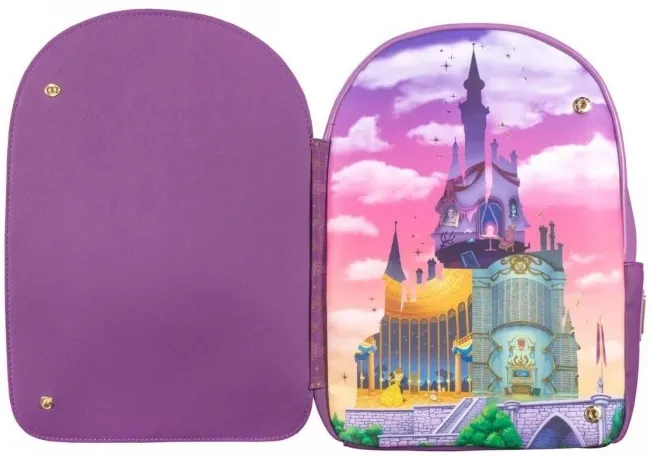Mini sac à dos Château La Belle et la Bête Loungefly
