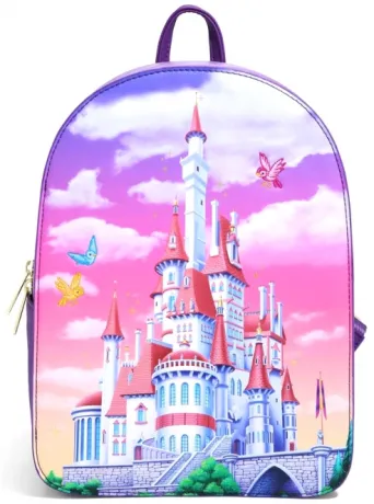 Mini sac à dos Château La Belle et la Bête Loungefly
