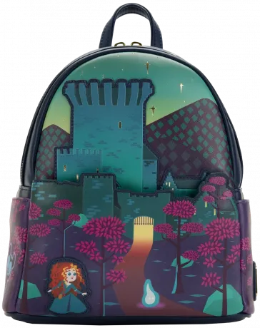 Mini sac à dos Château de la Princesse Mérida Loungefly