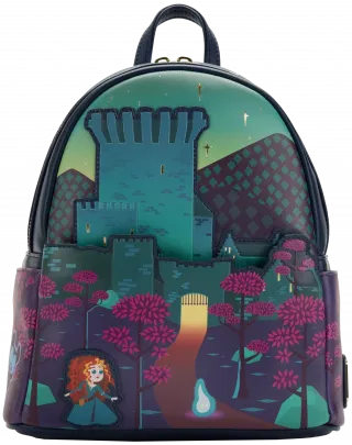 Mini sac à dos Château de la Princesse Mérida Loungefly