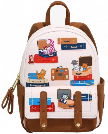 Mini sac à dos Chats de Disney en Voyage avec Valises Loungefly