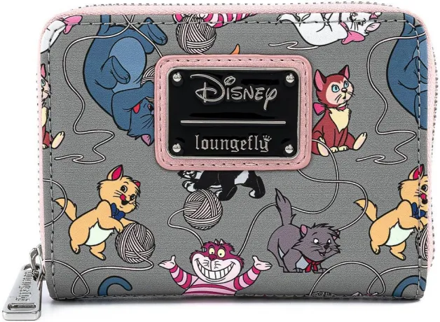 Portefeuille zippé Chats de Disney Impression Intégrale Loungefly