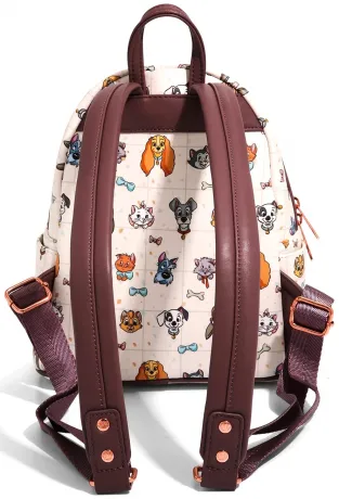 Mini sac à dos Chats et Chiens de Disney Impression Intégrale Loungefly