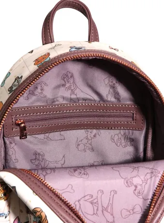 Mini sac à dos Chats et Chiens de Disney Impression Intégrale Loungefly