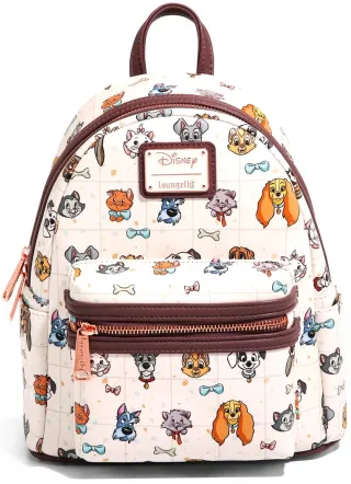 Mini sac à dos Chats et Chiens de Disney Impression Intégrale Loungefly