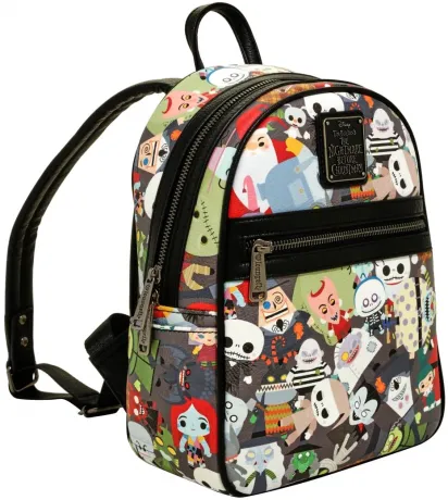 Mini sac à dos Chibi Personnages Impression Intégrale Loungefly