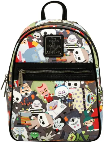 Mini sac à dos Chibi Personnages Impression Intégrale Loungefly