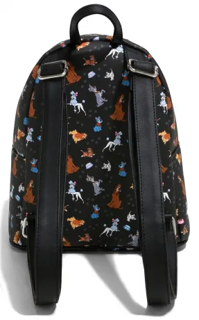 Mini sac à dos Chiens de Disney Impression Intégrale Loungefly