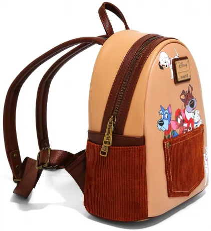 Mini sac à dos Chiens de Disney avec une Poche Loungefly
