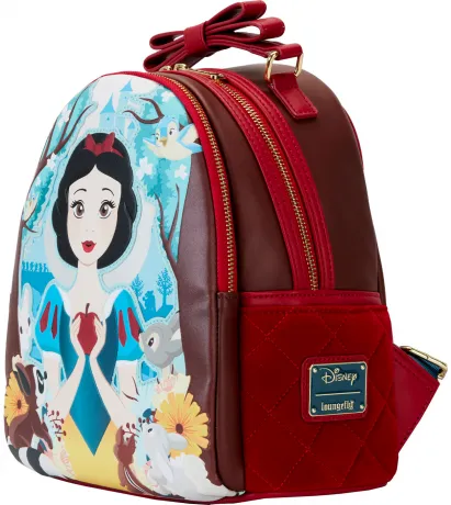 Mini sac à dos Classique Blanche-Neige avec Pomme Matelassé Loungefly
