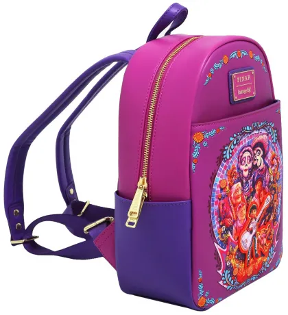 Mini sac à dos Coco Peinture Murale Familiale Loungefly