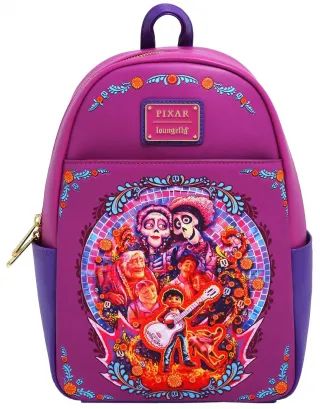 Mini sac à dos Coco Peinture Murale Familiale Loungefly