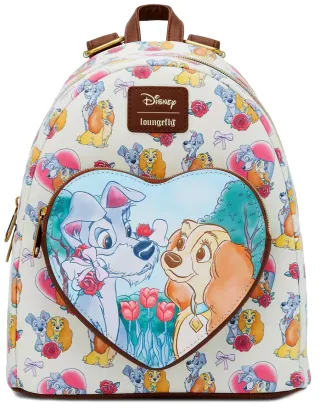 Mini sac à dos Cœur &amp; Roses Loungefly
