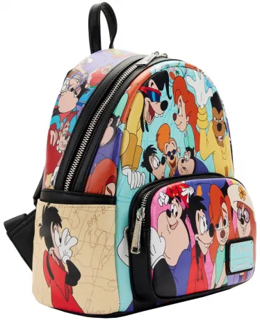 Mini sac à dos Dingo et Max Collage Loungefly