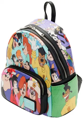 Mini sac à dos Dingo et Max Collage Loungefly