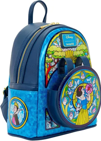 Mini sac à dos Collection Vitrail Blanche Neige Loungefly