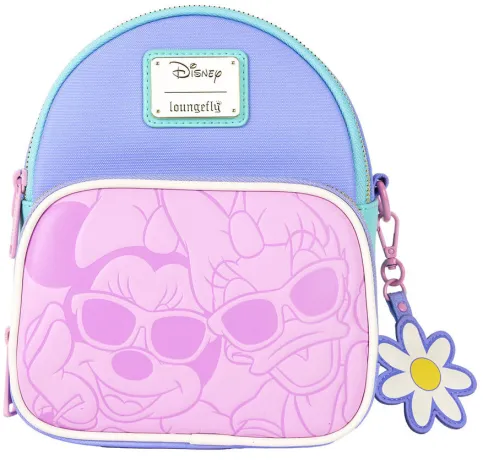 Mini sac à dos Convertible Daisy Duck &amp; Minnie Mouse Loungefly