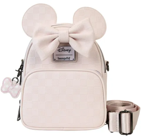 Mini sac à dos Convertible Minnie Mouse Damier Loungefly